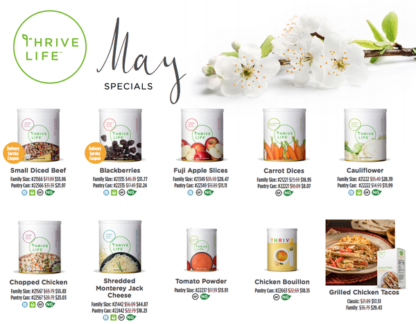Thrive May Specials