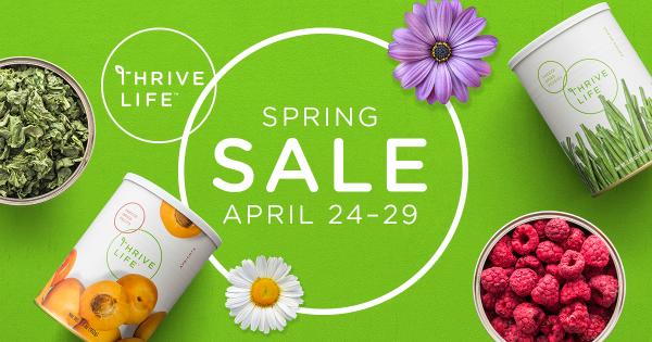 Thrive Life Spring Sale Banner