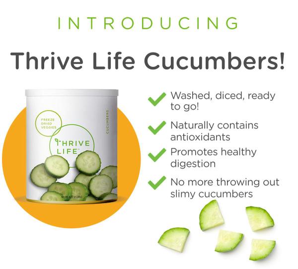 Thrive Life Cucumbers