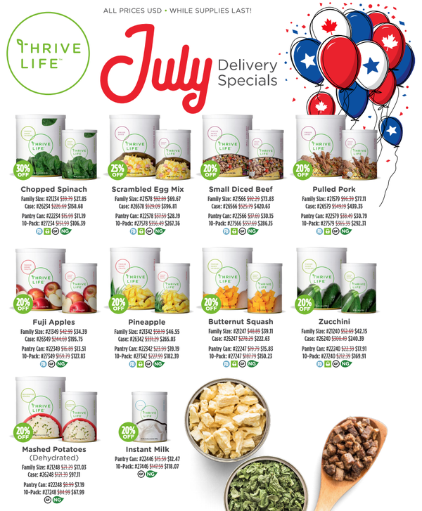 Thrive May Specials