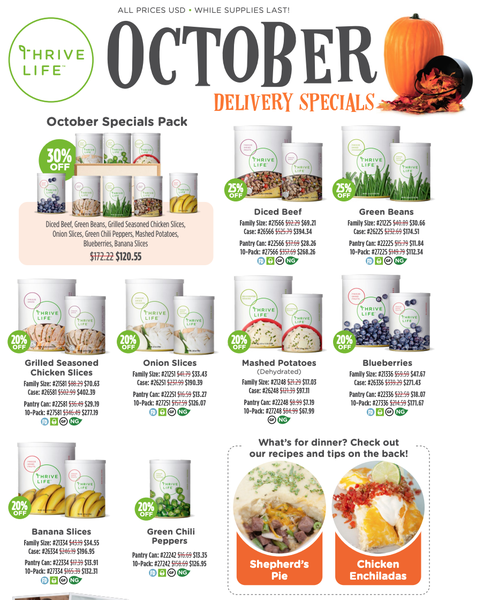 October Specials