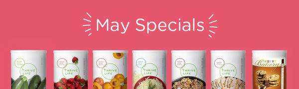 May Specials Banner