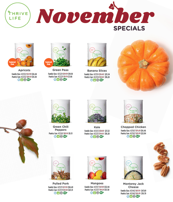 Thrive October Specials