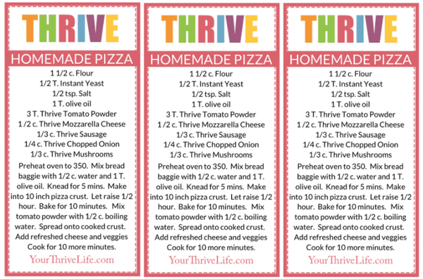 Homemade Pizza Labels
