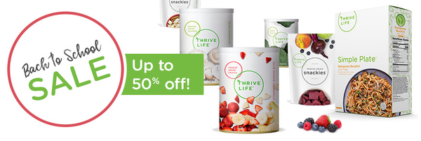 Thrive Life Back to School Sale