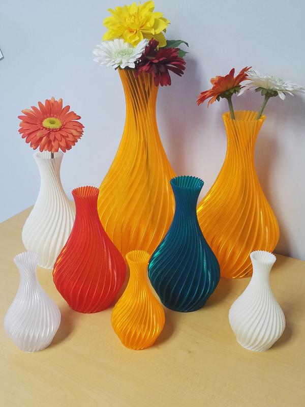 Zion Technologies, Inc. 3D Printed Vases