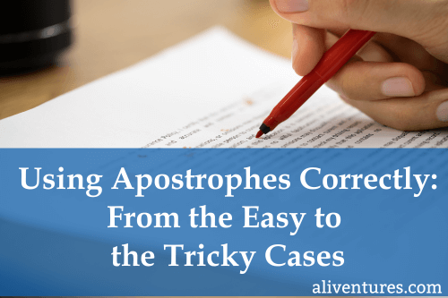 Title Image: Using Apostrophes Correctly: From the Easy to the Tricky Cases