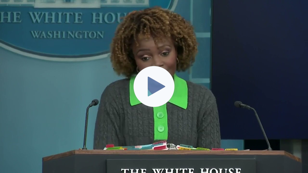 Karine Jean-Pierre Says She Has "Not Seen Any Data" To Show Biden's Border Policies Have Failed