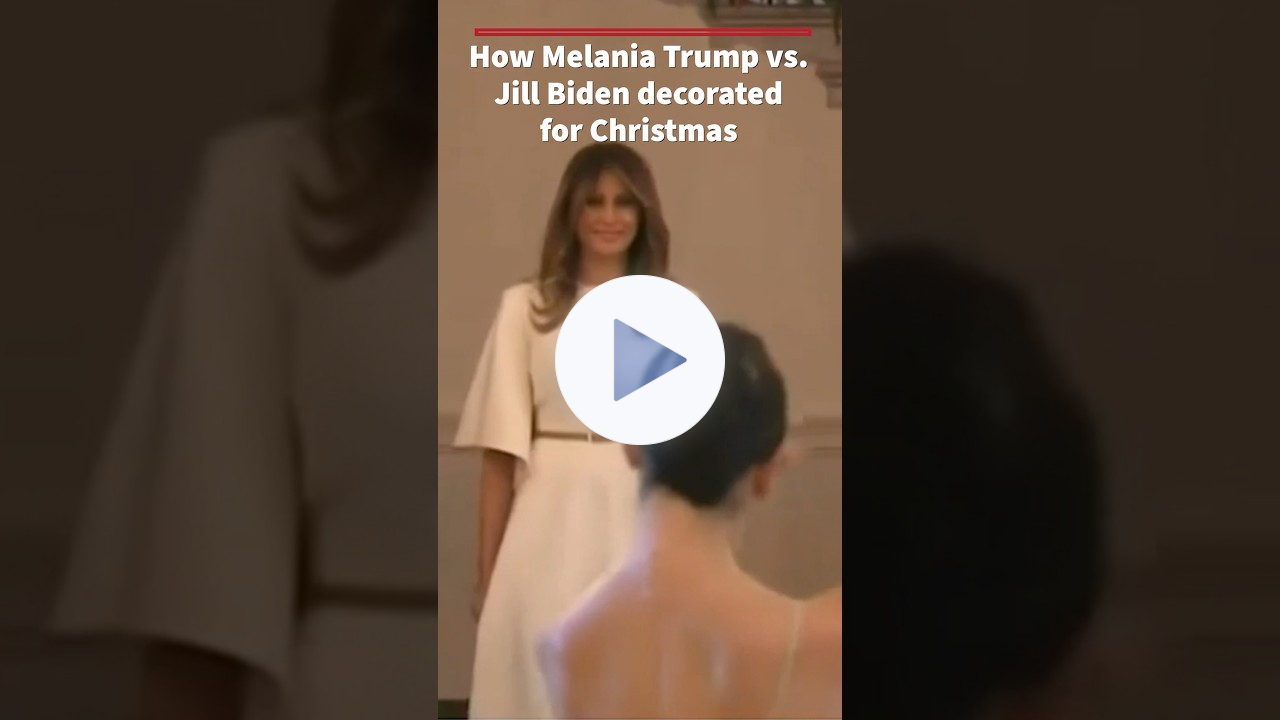 Christmas at Trump vs Biden's White House #shorts