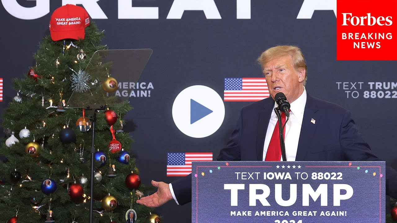 BREAKING NEWS: Trump Holds Rally In Iowa Moments After Colorado Supreme Court Blocks Him From Ballot