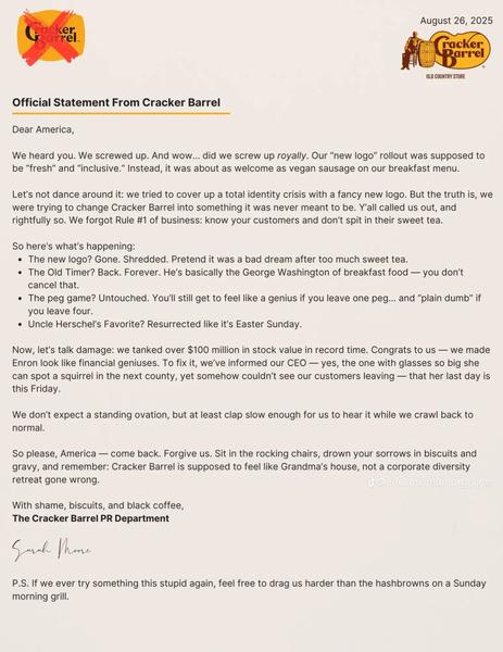 PR statement