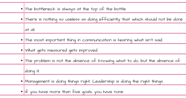 7 management lessons
