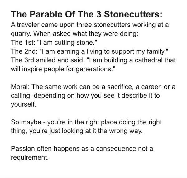 stonecutter parable