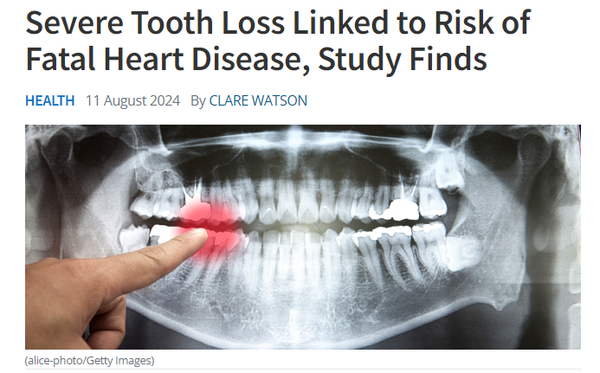 tooth loss and heart disease