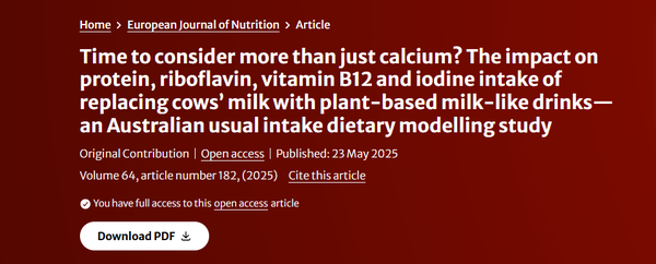 milk vs alternatives