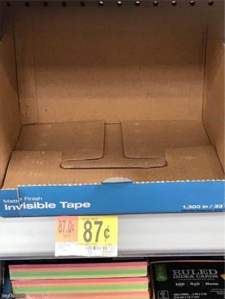 invisible tape