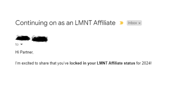 email from LMNT