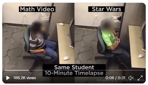 Math video vs star wars