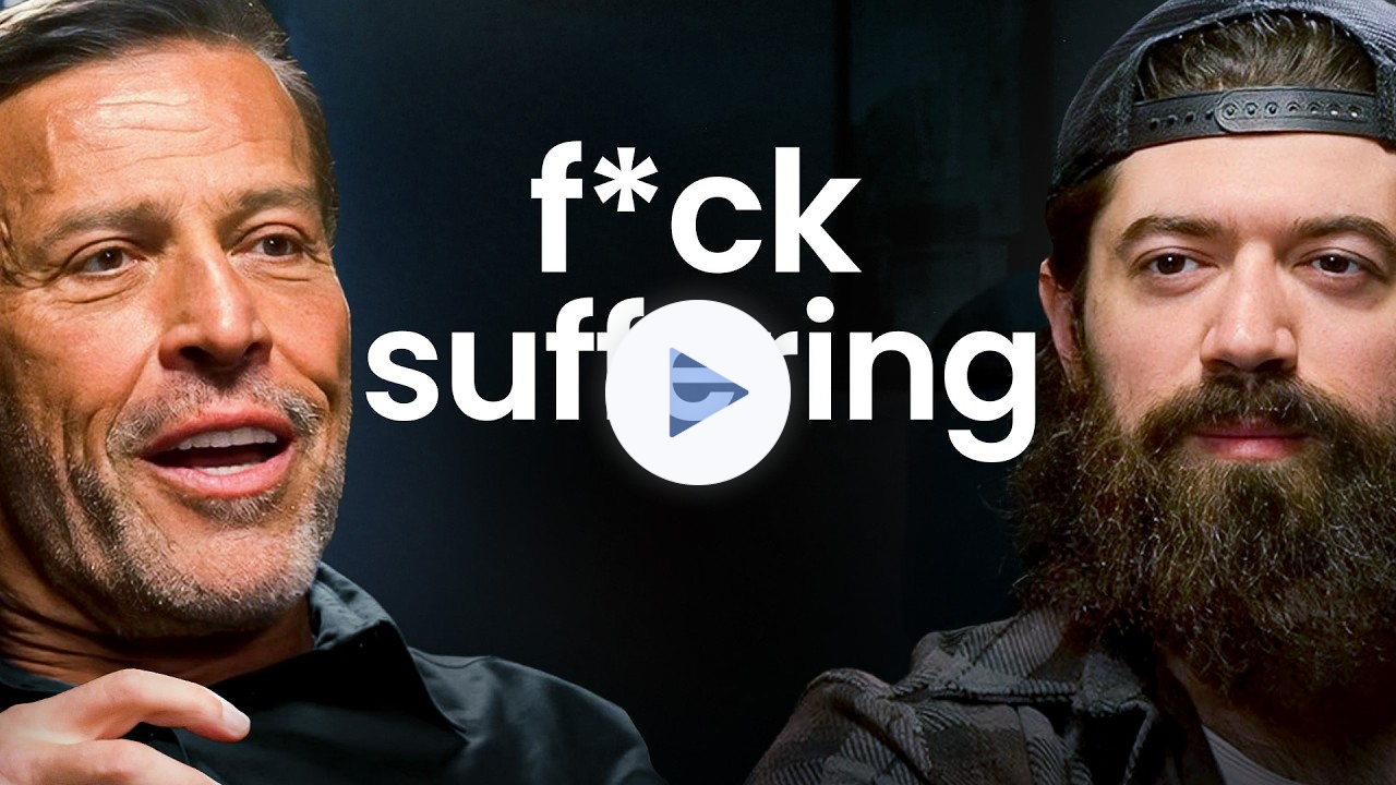 "It took me 50+ years to realize what I'll tell you in 69 minutes" - Tony Robbins