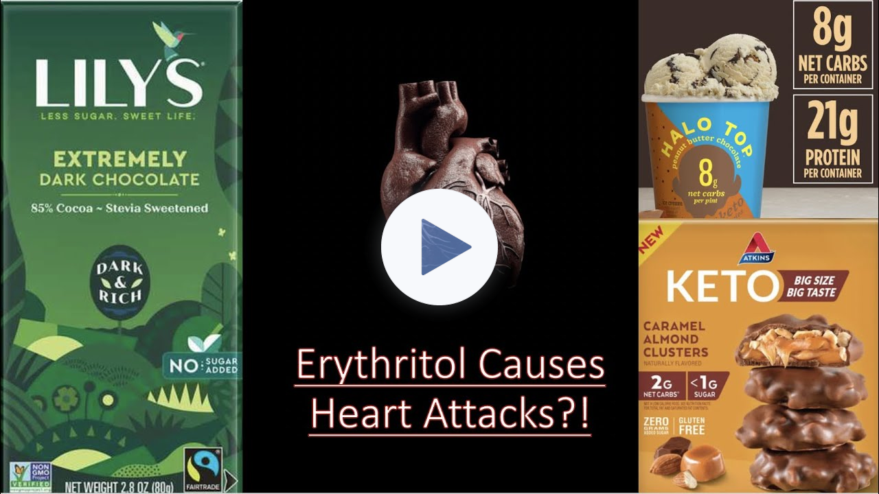 Erythritol causes heart attacks?!