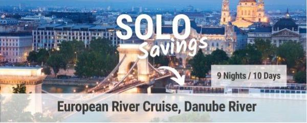 Solo Savings on European River Cruise, Danube River