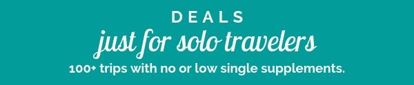 Solo Travel Deals page