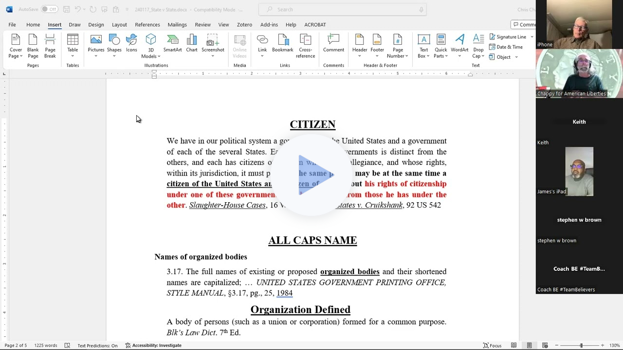 Paul Hansen, 6th Amendment Counsel