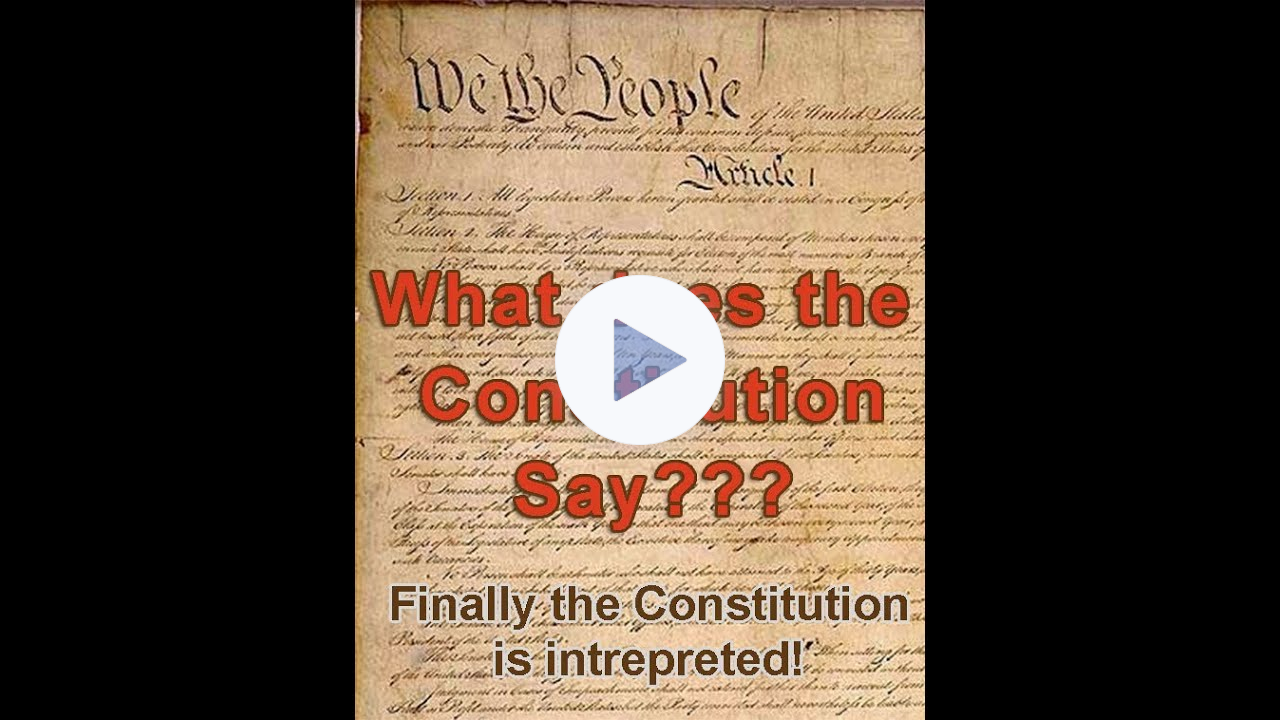 What Does the Constitution Say?