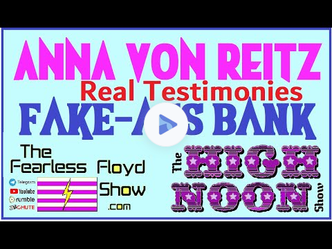 ANNA VON REITZ'S FAKE ASS BANK SCAM W/HUNTER AKI SCAM-ALERT! SCAM-ALERT! SCAM-ALERT! SCAM-ALERT!