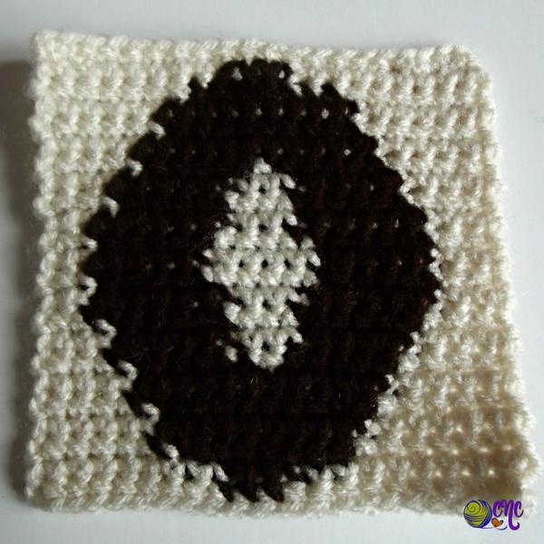 Number Zero Tapestry Block Crochet Pattern