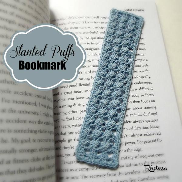 Slanted Puffs Bookmark ~ FREE Crochet Pattern