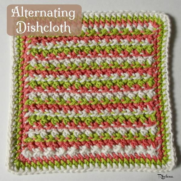 Alternating Dishcloth ~ FREE Crochet Pattern