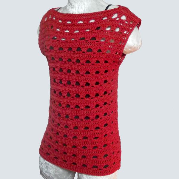 Simple Lace Summer Top ~ FREE Crochet Pattern