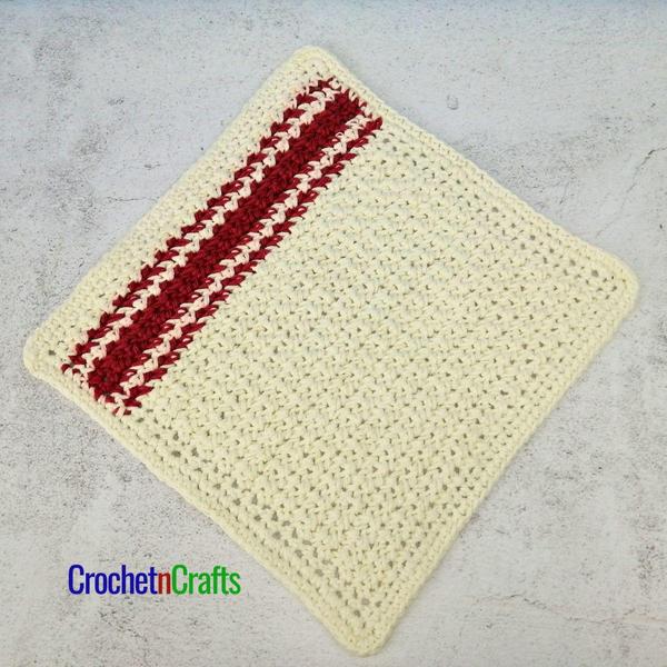 Single Crochet Cross Stitch Hot Pad
