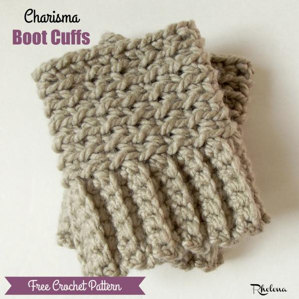 Charisma Boot Cuffs ~ FREE Crochet Pattern
