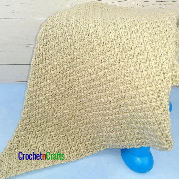 ESC Cross Stitch Preemie Baby Blanket Crochet Pattern