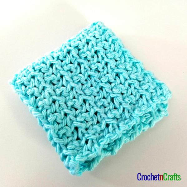 Easy Crochet Dishcloth with Video Tutorial