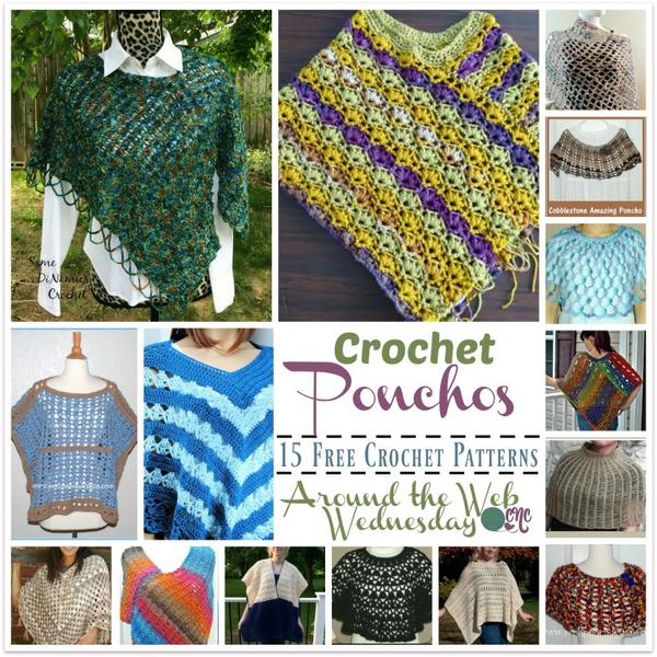 Crochet Ponchos ~ 15 FREE Crochet Patterns