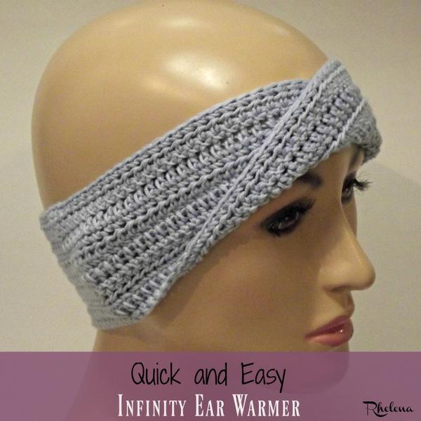 Quick and Easy Infinity Ear Warmer ~ FREE Crochet Pattern