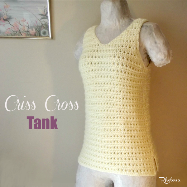 Criss Cross Tank ~ FREE Crochet Pattern