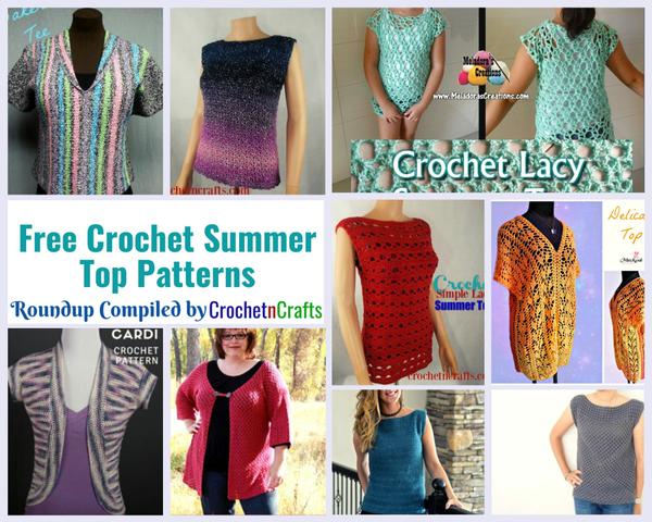 Free Crochet Summer Tops