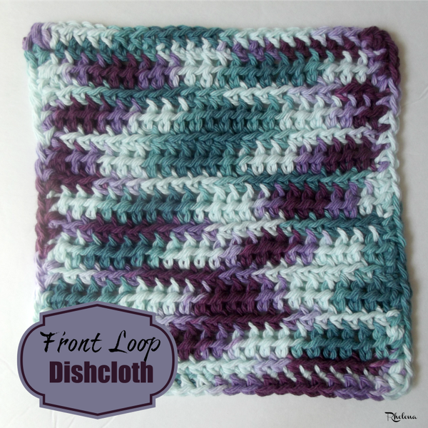 Front Loop Dishcloth ~ FREE Crochet Pattern