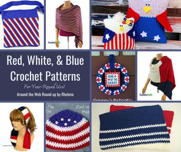 Red, White, and Blue Crochet Patterns