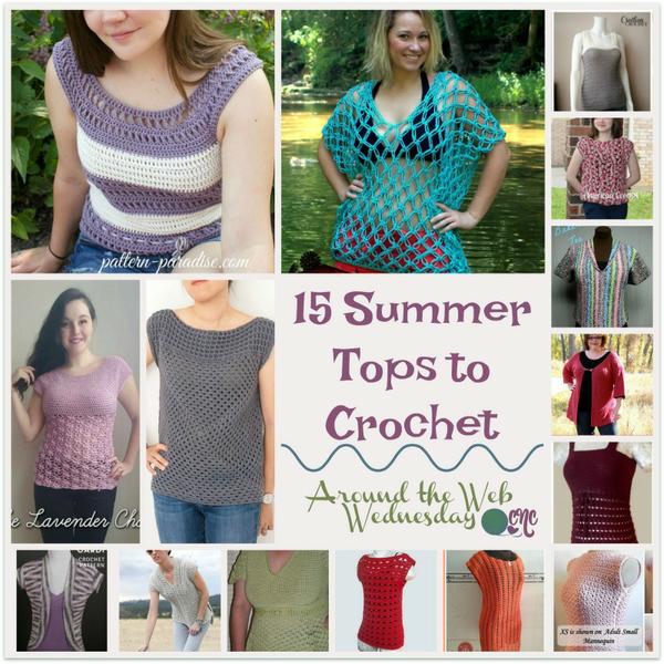 15 Summer Tops to Crochet ~ FREE Crochet Patterns