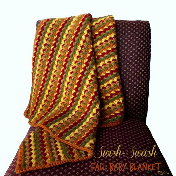 Swish-Swash Fall Baby Blanket ~ FREE Crochet Pattern