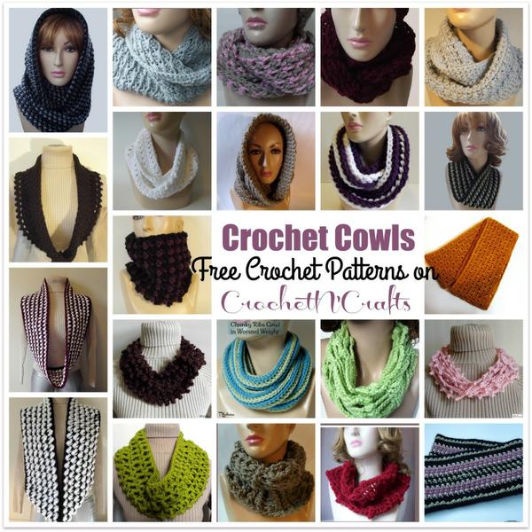 Crochet Cowls ~ FREE Crochet Patterns