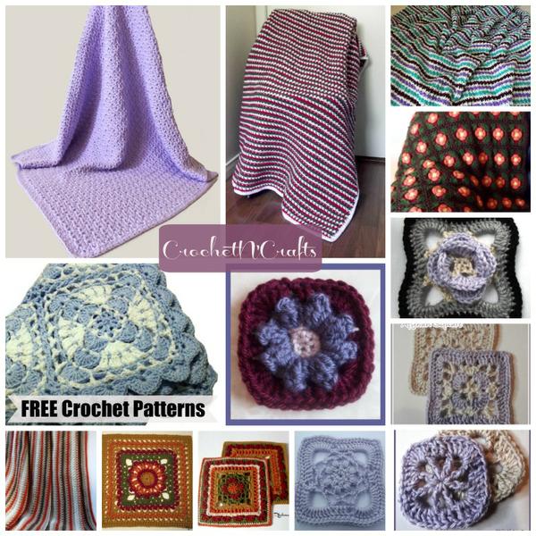 Afghans and Squares ~ FREE Crochet Patterns
