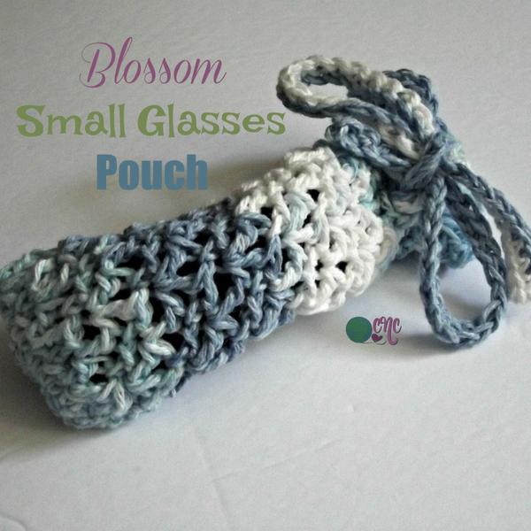 Blossom Glasses Pouch ~ FREE Crochet Pattern