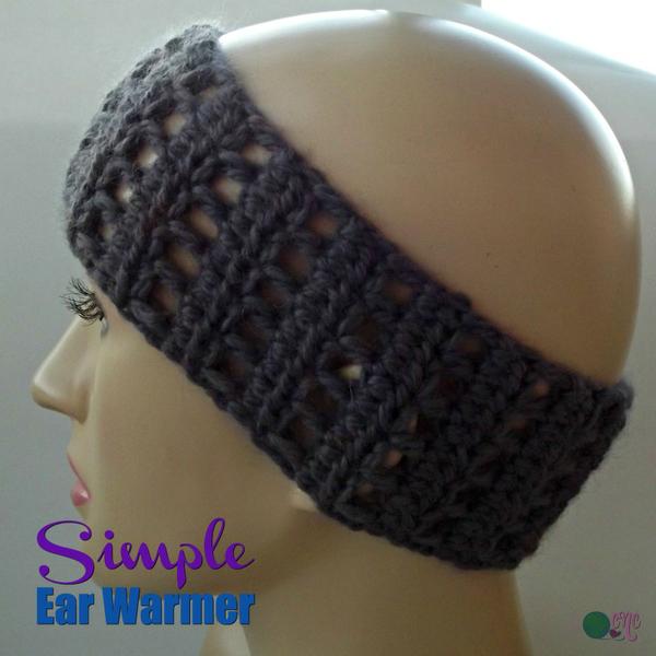 Simple Ear Warmer ~ FREE Crochet Pattern