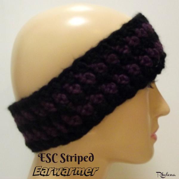 ESC Striped Earwarmer ~ FREE Crochet Pattern